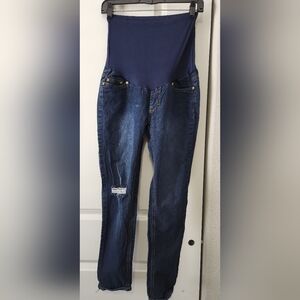 🤰🏽Women's Blue Maternity Jeans